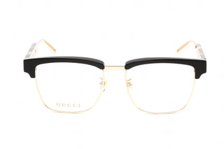 Gucci GG0605O Eyeglasses Black Gold / Clear Lens-AmbrogioShoes