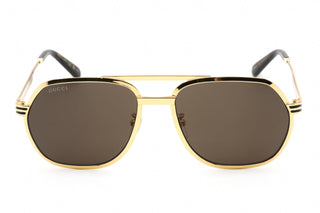 Gucci GG0981S Sunglasses Gold / Brown-AmbrogioShoes