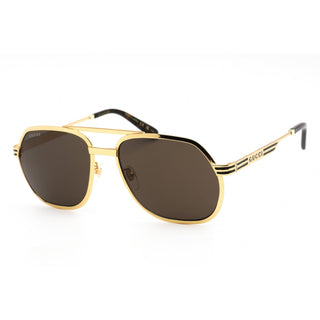 Gucci GG0981S Sunglasses Gold / Brown-AmbrogioShoes
