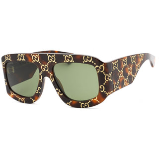 Gucci GG0983S Sunglasses HAVANA-HAVANA / GREEN-AmbrogioShoes