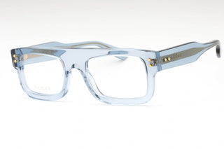 Gucci GG1085O Eyeglasses AZURE-AZURE / TRANSPARENT-AmbrogioShoes