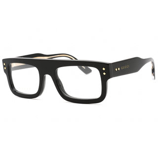 Gucci GG1085O Eyeglasses BLACK-BLACK / TRANSPARENT-AmbrogioShoes