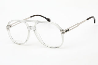 Gucci GG1106O Eyeglasses Grey / Clear demo lens-AmbrogioShoes