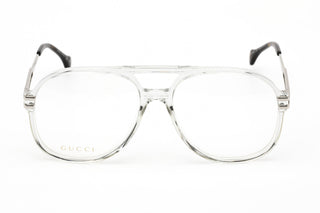 Gucci GG1106O Eyeglasses Grey / Clear demo lens-AmbrogioShoes