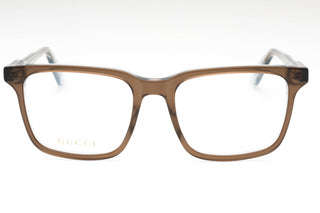 Gucci GG1120O Eyeglasses BROWN-BROWN / TRANSPARENT-AmbrogioShoes