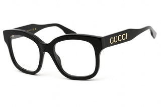 Gucci GG1155O Eyeglasses Shiny Black / Clear demo lens-AmbrogioShoes