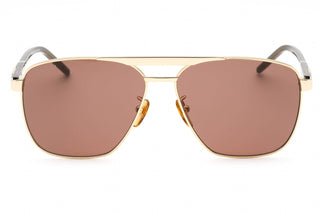 Gucci GG1164S Sunglasses GOLD-BROWN-BROWN-AmbrogioShoes