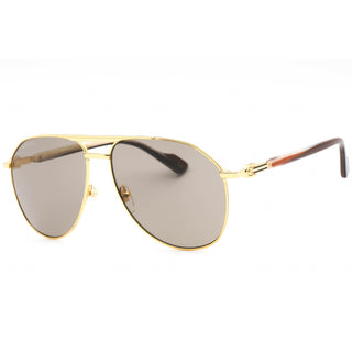 Gucci GG1220S Sunglasses GOLD-GOLD-BROWN-AmbrogioShoes