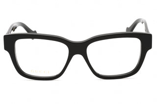 Gucci GG1428O Eyeglasses BLACK-BLACK / TRANSPARENT-AmbrogioShoes