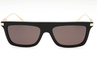 Gucci GG1437S Sunglasses BLACK-GOLD / GREY-AmbrogioShoes