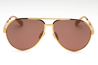 Gucci GG1513S Sunglasses GOLD-GOLD / BROWN-AmbrogioShoes