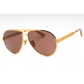 Gucci GG1513S Sunglasses GOLD-GOLD / BROWN-AmbrogioShoes