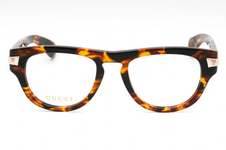 Gucci GG1519O Eyeglasses HAVANA-HAVANA / TRANSPARENT-AmbrogioShoes