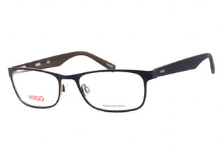 HUGO HG 0209 Eyeglasses Blue Grey / Clear Lens-AmbrogioShoes