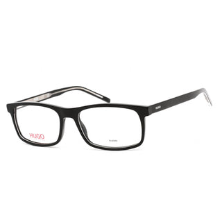 HUGO HG 1004 Eyeglasses BLACK CRYSTAL/Clear demo lens-AmbrogioShoes