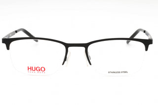 HUGO HG 1019 Eyeglasses Matte Black/Clear demo lens-AmbrogioShoes