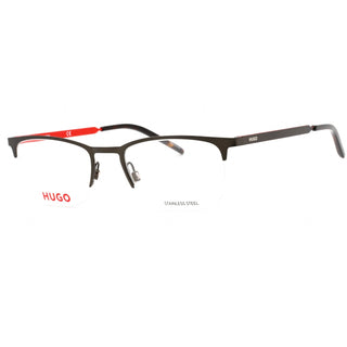 HUGO HG 1019 Eyeglasses Matte Grey/Clear demo lens-AmbrogioShoes