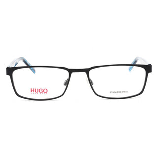 HUGO HG 1075 Eyeglasses Matte Blue/Clear demo lens-AmbrogioShoes