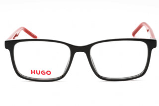 HUGO HG 1163 Eyeglasses BLACK RED/Clear demo lens-AmbrogioShoes