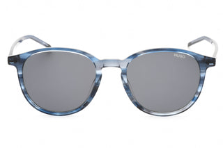 HUGO HG 1169/S Sunglasses BLUE HORN / GREY-AmbrogioShoes