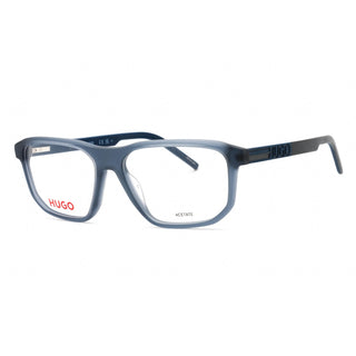 HUGO HG 1189 Eyeglasses MATTE BLUE/Clear demo lens-AmbrogioShoes