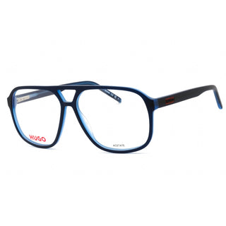 HUGO HG 1200 Eyeglasses BLUE/Clear demo lens-AmbrogioShoes