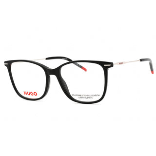 HUGO HG 1214 Eyeglasses BLACK/Clear demo lens-AmbrogioShoes