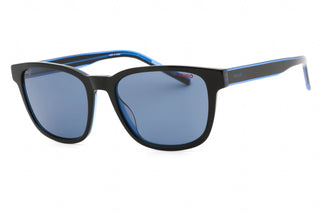 HUGO HG 1243/S Sunglasses BLACK BLUE / BLUE-AmbrogioShoes