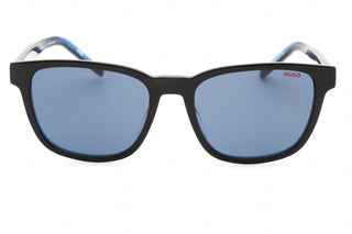 HUGO HG 1243/S Sunglasses BLACK BLUE / BLUE-AmbrogioShoes