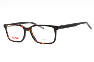 HUGO HG 1245 Eyeglasses HAVANA RED/Clear demo lens-AmbrogioShoes