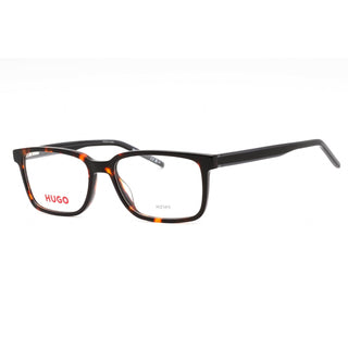 HUGO HG 1245 Eyeglasses HAVANA RED/Clear demo lens-AmbrogioShoes