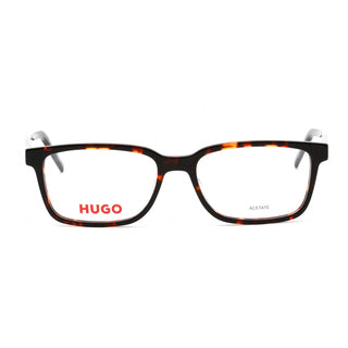 HUGO HG 1245 Eyeglasses Havana Red / Clear Lens-AmbrogioShoes