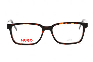 HUGO HG 1245 Eyeglasses Havana Red / Clear Lens-AmbrogioShoes