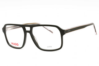 HUGO HG 1299 Eyeglasses GREEN GREY/Clear demo lens-AmbrogioShoes