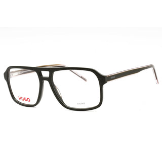 HUGO HG 1299 Eyeglasses GREEN GREY/Clear demo lens-AmbrogioShoes