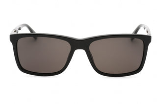Hugo Boss 0704/P/S Sunglasses Black Dark Ruthenium (M9 gray cp pz lens) / Grey S-AmbrogioShoes