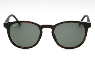 Hugo Boss 0922/S Sunglasses Dark Havana / (QT green lens)-AmbrogioShoes