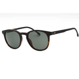 Hugo Boss 0922/S Sunglasses Dark Havana / (QT green lens)-AmbrogioShoes