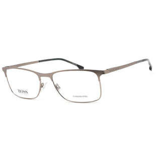 Hugo Boss BOSS 1186 Eyeglasses MATTE RUTHENIUM / Clear demo lens-AmbrogioShoes