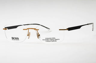 Hugo Boss BOSS 1265/C Eyeglasses MATTE GOLD/Clear demo lens-AmbrogioShoes