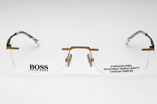 Hugo Boss BOSS 1265/C Eyeglasses MATTE GOLD/Clear demo lens-AmbrogioShoes