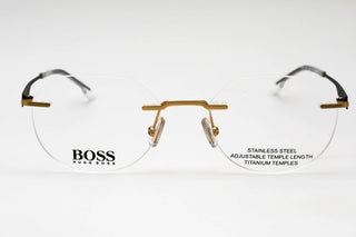 Hugo Boss BOSS 1265/D Eyeglasses MATTE GOLD/Clear demo lens-AmbrogioShoes