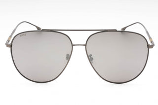 Hugo Boss BOSS 1296/F/S Sunglasses MATTE RUTHENIUM/SILVER SP-AmbrogioShoes