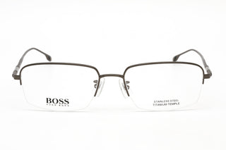 Hugo Boss BOSS 1298/F Eyeglasses Matte Ruthenium / Clear Lens-AmbrogioShoes