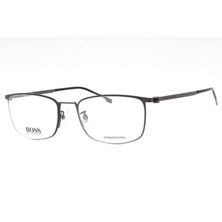 Hugo Boss BOSS 1351/F Eyeglasses MATTE RUTHENIUM BLACK/Clear demo lens-AmbrogioShoes