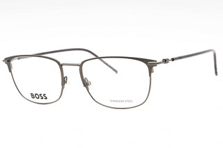 Hugo Boss BOSS 1373 Eyeglasses MATTE BLACK DARK RUTHENIUM/Clear demo lens-AmbrogioShoes