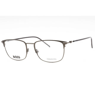 Hugo Boss BOSS 1373 Eyeglasses MATTE BLACK DARK RUTHENIUM/Clear demo lens-AmbrogioShoes