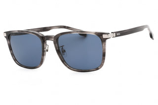 Hugo Boss BOSS 1406/F/SK Sunglasses GREY HORN / BLUE-AmbrogioShoes