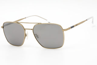 Hugo Boss BOSS 1414/S Sunglasses MATTE GOLD / SILVER MIRROR-AmbrogioShoes