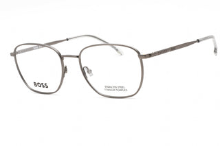 Hugo Boss BOSS 1415 Eyeglasses Matte Dark Ruthenium /Clear demo lens-AmbrogioShoes